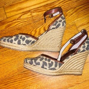 NWOB-Louise et Cie Leopard Print Women's Platform Shoes